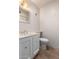 Bathroom features a vanity with drawers and a modern toilet for convenience at 7843 E Valley View Rd, Scottsdale, AZ 85250