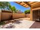 Private patio with desert landscaping for outdoor relaxation at 7843 E Valley View Rd, Scottsdale, AZ 85250