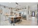 Bright kitchen featuring a large island, stainless steel appliances, and designer finishes at 8154 E Jaeger St, Mesa, AZ 85207