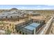 Community tennis court and neighborhood featuring beautiful homes and desert landscaping at 8154 E Jaeger St, Mesa, AZ 85207