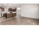 Open-concept kitchen with sleek cabinets, island, and stainless steel appliances at 9431 E Coralbell Ave # 178, Mesa, AZ 85208