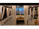 Backyard canopy bed with pull-down movie screen is perfect for outdoor entertainment at 127 E Pershing Ave, Phoenix, AZ 85022