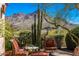 Backyard view of the surrounding community and desert mountains at 11099 E Desert Vista Dr, Scottsdale, AZ 85255