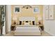Stylish bedroom featuring a large bed and lighting, enhancing the room's ambiance and aesthetic appeal at 20900 S 231St Way, Queen Creek, AZ 85142