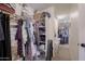 Large walk-in closet with two separate access points and ample storage at 31918 N Caspian Way, San Tan Valley, AZ 85143