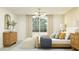 Serene main bedroom with natural light, stylish furnishings, and cozy decor at 32679 N Jasper St, San Tan Valley, AZ 85143
