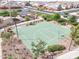 Outdoor basketball court surrounded by green spaces and landscaping, providing a community recreational amenity at 4164 E Bernice St, Gilbert, AZ 85295