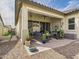 Outdoor patio with lounge seating and patio furniture at 4164 E Bernice St, Gilbert, AZ 85295