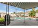 Outdoor space featuring pool with patio under a covered pergola and desert views at 4332 E Calle Redonda St, Phoenix, AZ 85018