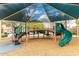 Community playground featuring shade, slide, bridge and soft flooring creating a safe and fun environment at 5622 W Cavedale Dr, Phoenix, AZ 85083