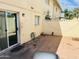 Tiled patio area with sliding door access, perfect for outdoor seating and entertainment at , Tempe, AZ 85282