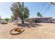 Large backyard with desert landscaping and mature trees at 5455 E Baltimore St, Mesa, AZ 85205