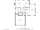 Downstairs floorplan showing a kitchen, dining area, living room, bath, bedroom, foyer, laundry and garage at 13711 N 81St Ave, Peoria, AZ 85381