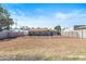 Fenced backyard with low maintenance desert landscaping at 1624 W Thomas Rd, Phoenix, AZ 85015