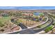 Community aerial view featuring lush landscaping, parking and community features at 17002 S 178Th Ave, Goodyear, AZ 85338