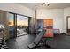 Exercise area with weight equipment, sauna and view of the city at 18116 N 14Th St, Phoenix, AZ 85022