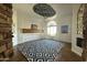Living room showcasing a decorative ceiling, wood floors and a geometric patterned rug at 18116 N 14Th St, Phoenix, AZ 85022