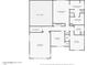 Second floor home plan shows primary bedroom, bathroom, closet and 2 other bedrooms at 1874 E Crescent Way, Chandler, AZ 85249