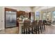 Gourmet kitchen featuring stainless steel appliances, granite countertops, and a breakfast bar with seating at 1903 N Lynch --, Mesa, AZ 85207