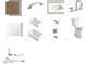 Stone counter, faucet, shower head, toilet, and fixtures for a modern bathroom at 2121 W Sonoran Desert Dr # 21, Phoenix, AZ 85085