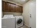 Well-equipped laundry room with modern washer and dryer at 29322 N Red Finch Dr, San Tan Valley, AZ 85143