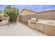 Outdoor kitchen with built-in gas grill, sink, and storage, perfect for outdoor cooking at 29322 N Red Finch Dr, San Tan Valley, AZ 85143