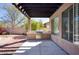 Outdoor kitchen features a built-in grill, countertop space, and room for entertaining under a covered patio at 2982 E Boston St, Gilbert, AZ 85295