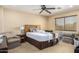 Bedroom featuring a ceiling fan, and carpeted floors at 38397 N Nuevo Laredo Ln, San Tan Valley, AZ 85140