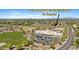 Aerial view of CTA Liberty Elementary with ample parking and playground at 384 N Scott Dr, Chandler, AZ 85225