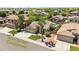 Aerial view of a well-maintained property with an extra car slab and HOA approval at 384 N Scott Dr, Chandler, AZ 85225