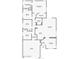 Detailed floorplan showcasing the layout of the home, including bedrooms, bathrooms, and living spaces at 384 N Scott Dr, Chandler, AZ 85225