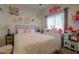 Cozy bedroom with a comfortable bed, soft lighting, and playful decorations at 45176 W Alamendras St, Maricopa, AZ 85139