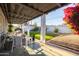 Well maintained backyard and covered patio featuring outdoor seating and dining at 536 W Windsor Ave, Phoenix, AZ 85003