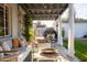 Inviting covered patio with stylish furniture, including a cozy daybed and seating area at 536 W Windsor Ave, Phoenix, AZ 85003