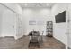Stylish home office with tile flooring, modern desk, and a serene atmosphere perfect for productivity at 3856 E Sagebrush St, Gilbert, AZ 85296