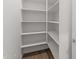 Spacious pantry with multiple shelves offers ample storage space and organization at 3856 E Sagebrush St, Gilbert, AZ 85296