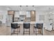 Modern kitchen with a center island, stainless steel appliances and eat in dining space at 8215 E Virginia Ave, Scottsdale, AZ 85257