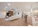 Bright living room featuring wood floors and modern design elements at 8215 E Virginia Ave, Scottsdale, AZ 85257