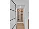 Stylish wine rack inside the house at 8215 E Virginia Ave, Scottsdale, AZ 85257