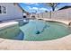 Swimming pool featuring coping and a clear, refreshing water, ideal for leisure and recreation at 15814 N 62Nd Cir, Glendale, AZ 85306