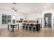 Bright kitchen with white cabinets, stainless steel appliances, and large island at 1834 E Scorpio Pl, Chandler, AZ 85249