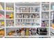 Walk-in pantry featuring organized storage, shelving, and plenty of room for food items at 21470 E Orchard Ln, Queen Creek, AZ 85142