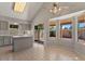 The breakfast nook is bright with a sliding glass door and bay window at 2313 E Gondola Ln, Gilbert, AZ 85234