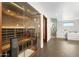 This wellness center bathroom features a jacuzzi tub, walk-in shower, and an in-home sauna at 2421 E Montebello Ave, Phoenix, AZ 85016