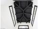 Interesting detail of stained glass inside a skylight with black beams and white walls at 2421 E Montebello Ave, Phoenix, AZ 85016
