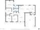 Detailed floor plan of the home, highlighting the layout of rooms and living spaces at 2741 S Brooks --, Mesa, AZ 85202