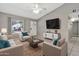 Inviting living room featuring modern furnishings, neutral walls, and tile floors, perfect for comfortable living at 2741 S Brooks --, Mesa, AZ 85202