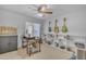 Office with a fan, desk, built in shelves, and guitar decor at 3841 E Redfield Ct, Gilbert, AZ 85234