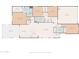Detailed floorplan showcasing layout of kitchen, bedrooms, living area and bathrooms at 4027 W Copperleaf Dr, San Tan Valley, AZ 85144