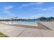 Gathering-friendly community pool featuring interactive splash pad and fountains at 4027 W Copperleaf Dr, San Tan Valley, AZ 85144